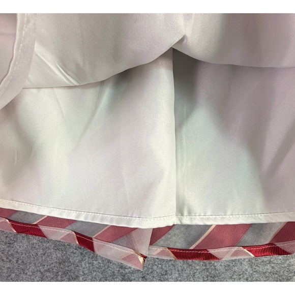 The Childrens Place Red Velvet Bow Candy Cane Stripe Dress Baby Toddler 9 12M - Picture 4 of 7